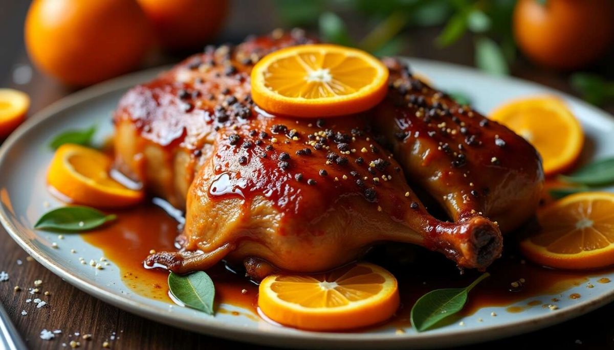 découvrez le canard à l'orange : une recette facile et délicieuse