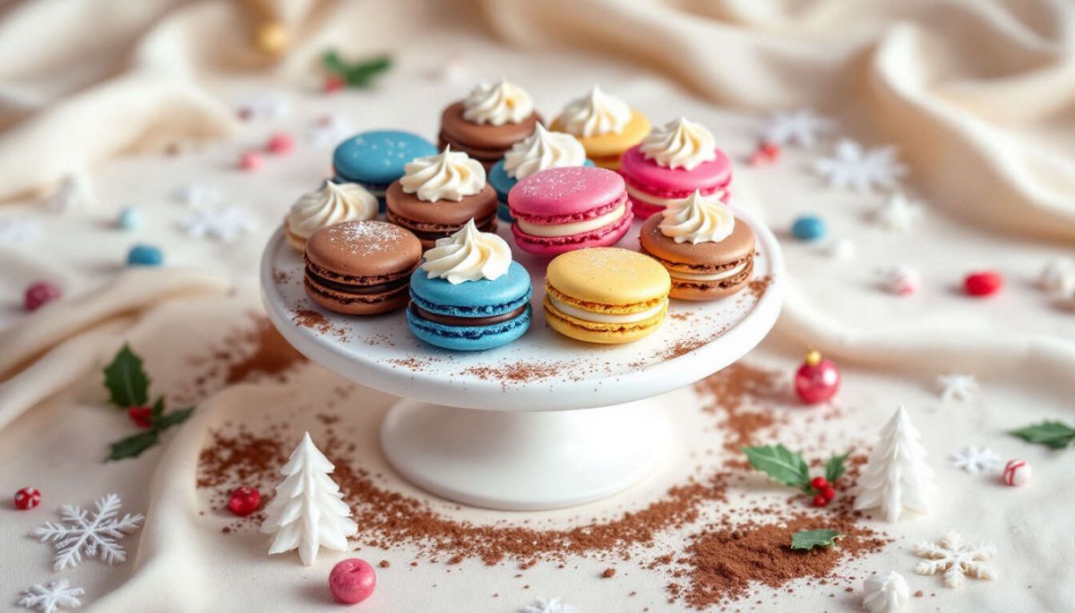 Macarons carrés : le délice de Noël à offrir
