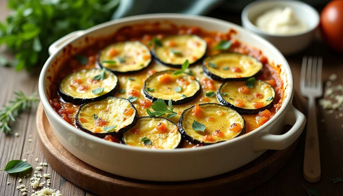 Découvrez le gratin de courgettes et aubergines, un délice méditerranéen