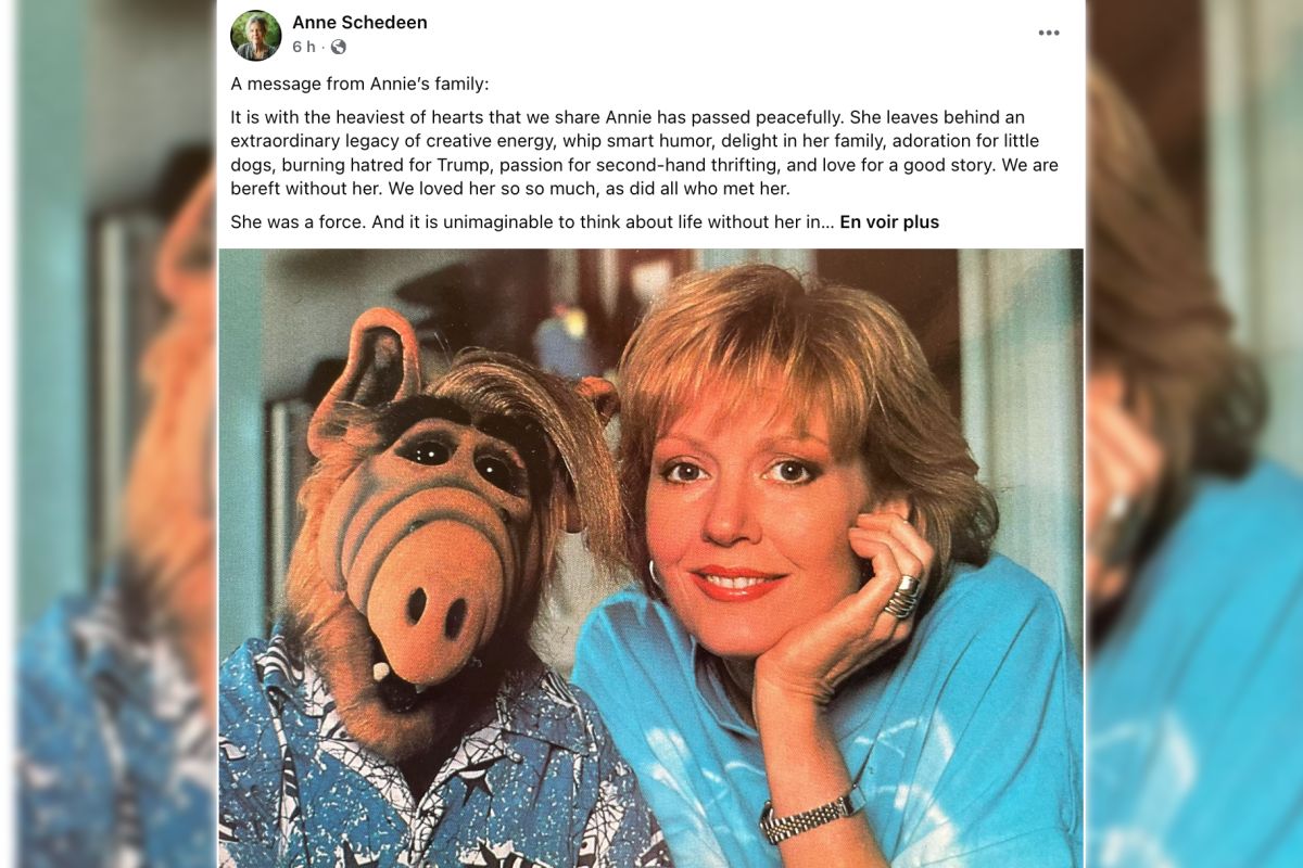La mère d'Alf nous quitte : hommage à Anne Schedeen, figure emblématique des années 80