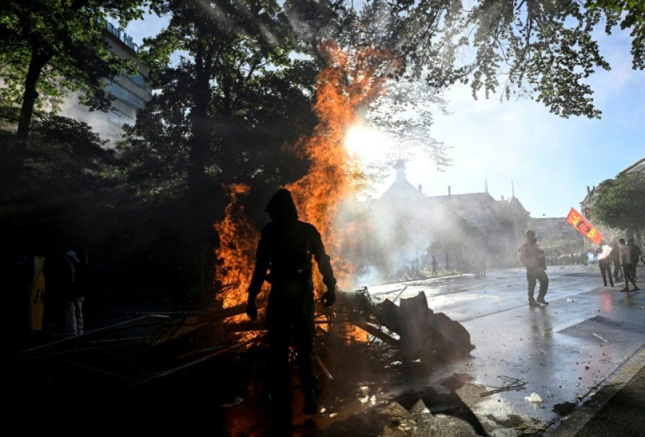 Ambiance festive et tensions à Genève avant le G7