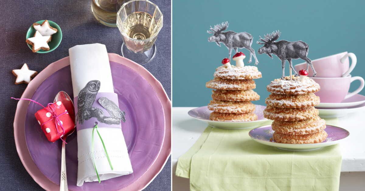 Créez la table de fête parfaite avec du papier imprimé