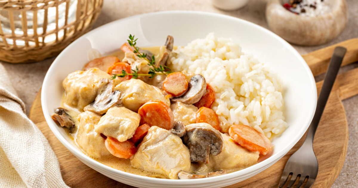 Blanquette de poulet : une version savoureuse à petit prix