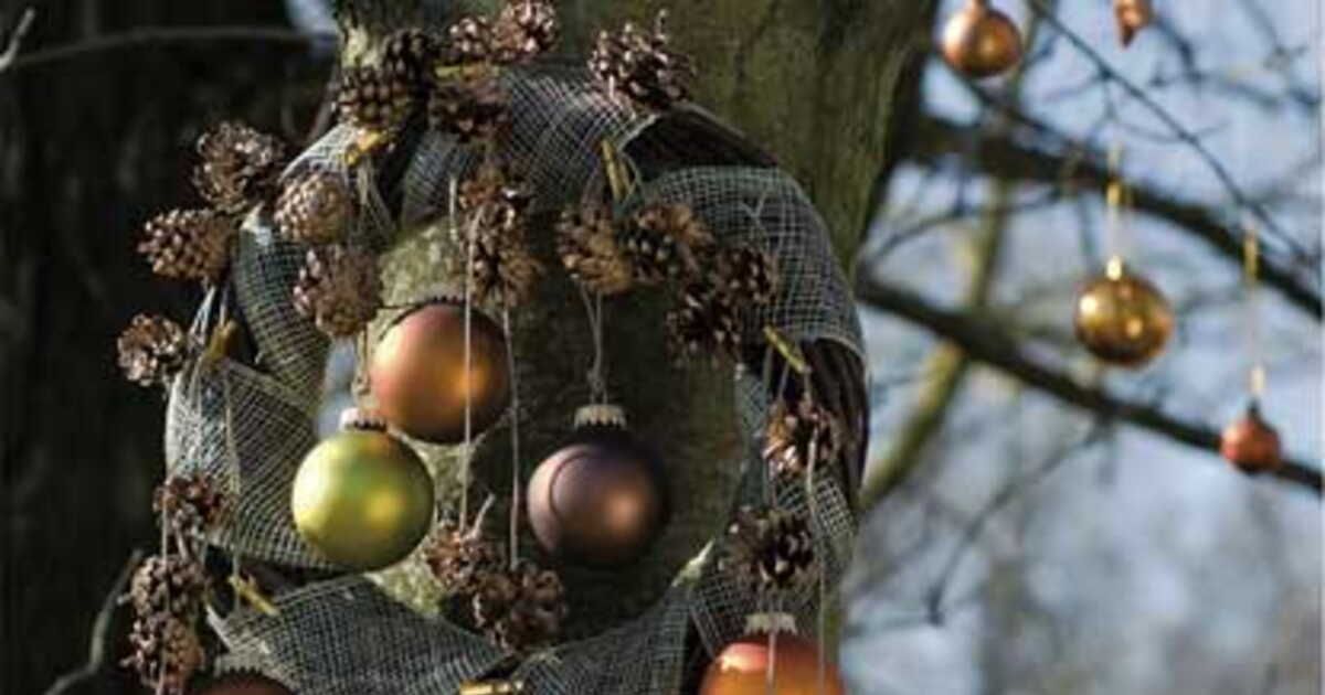 Créez une couronne de Noël au charme campagnard
