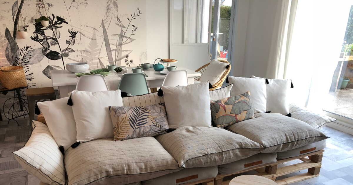 Comment réaliser une banquette en palettes ?