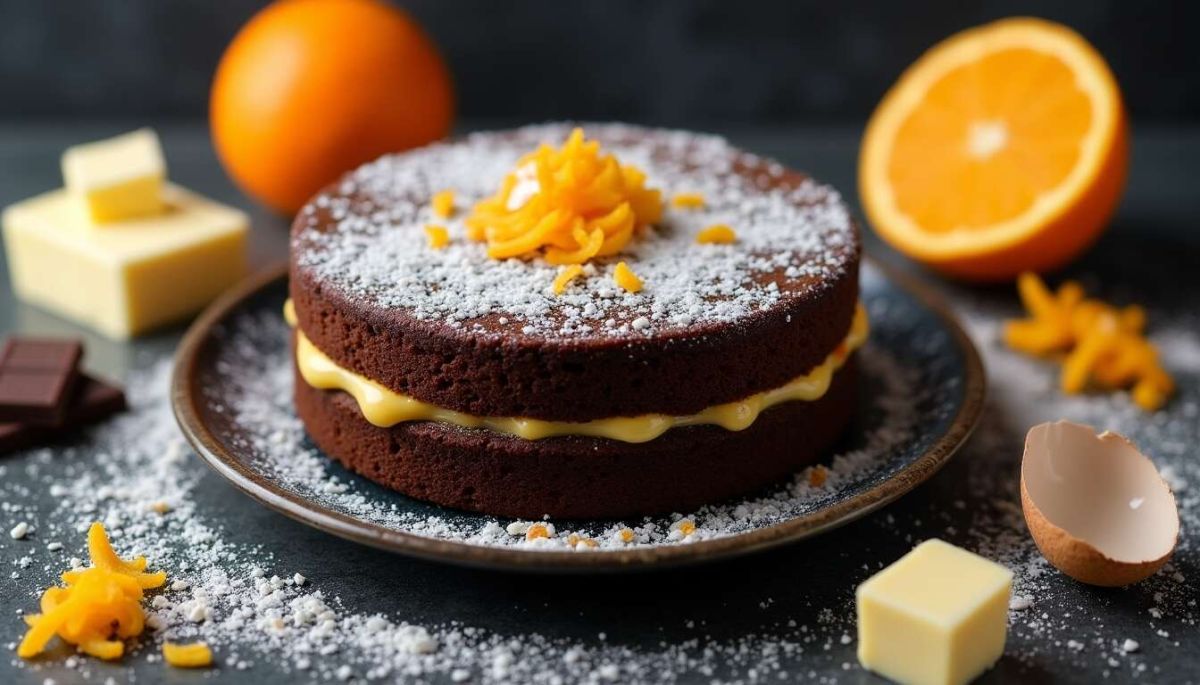 Le moelleux au chocolat noir et à l’orange : un délice à partager