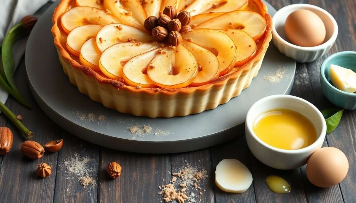 la tarte aux poires fondante, un délice irrésistible