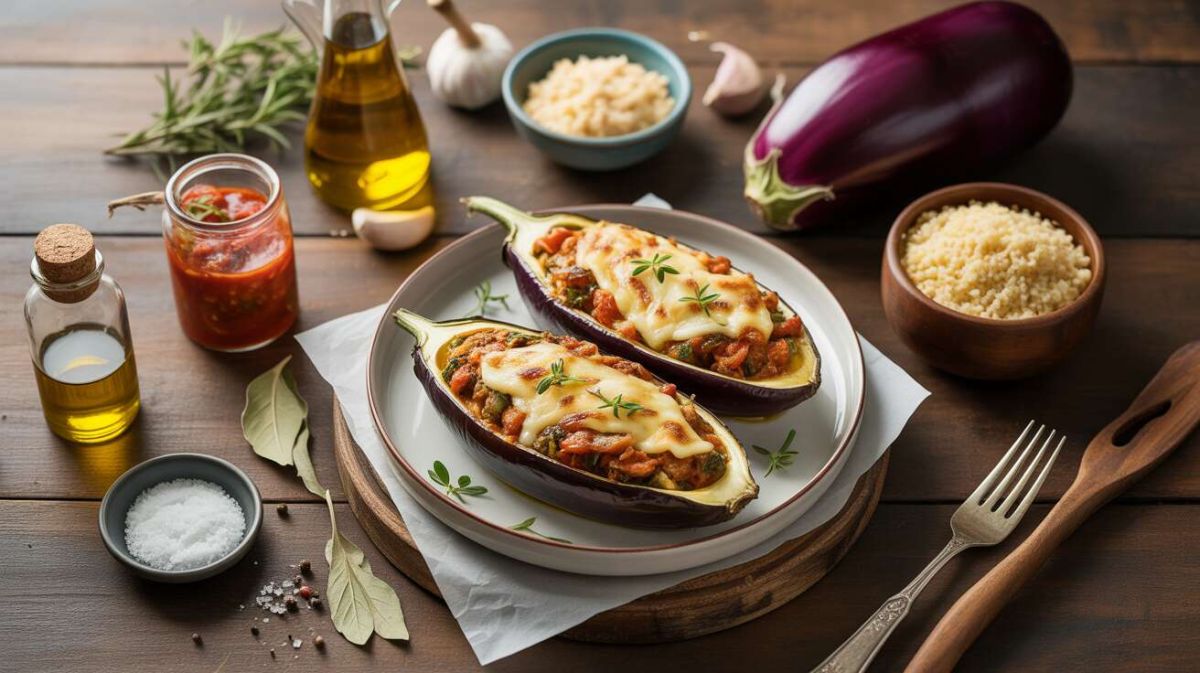 Aubergines farcies au fromage : une recette inoubliable