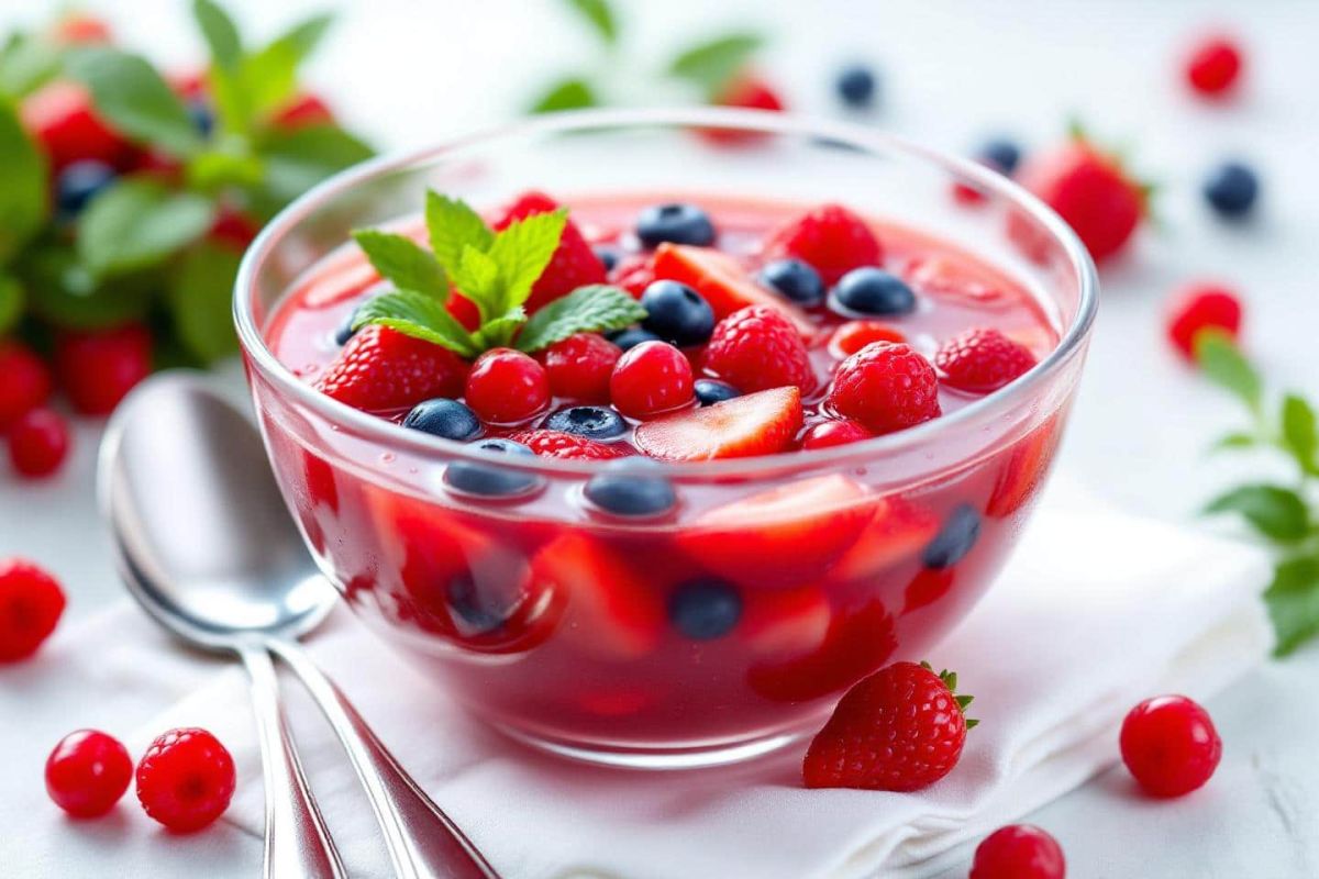 soupe de fruits rouges – un dessert rafraîchissant qui sublime vos étés
