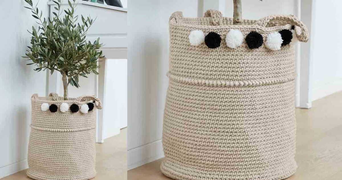 L'art du cache-pot au crochet