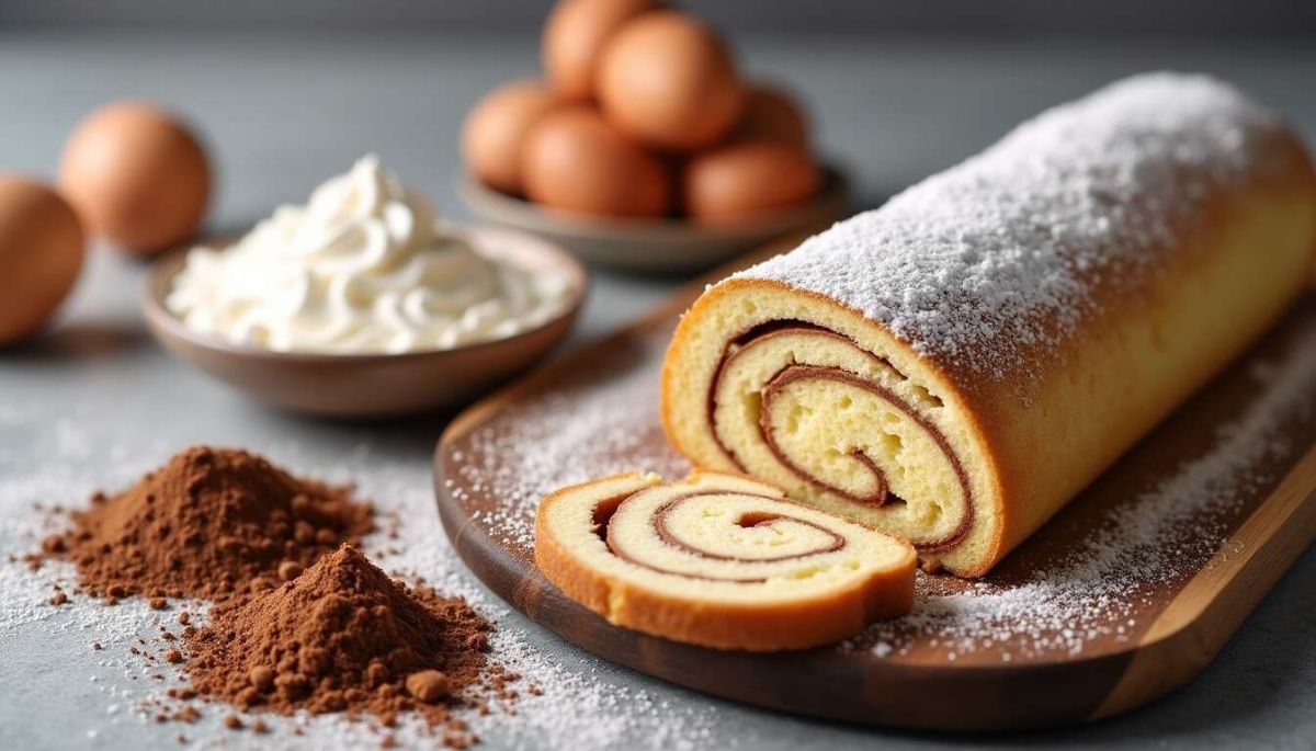 Un gâteau roulé simplissime et savoureux