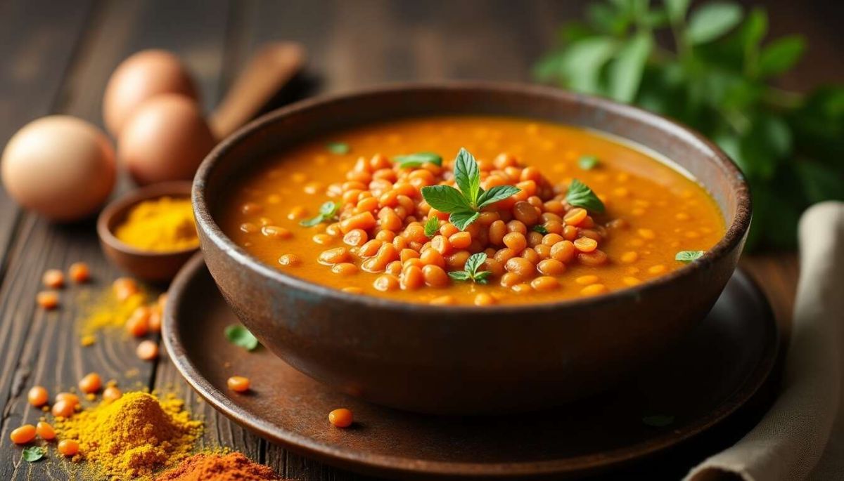 Découvrez la délicieuse soupe de lentilles à l'indienne