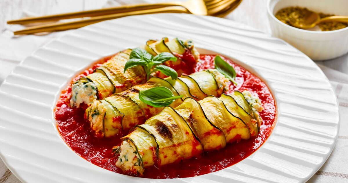 Des cannellonis de courgettes : la recette légère et savoureuse à essayer