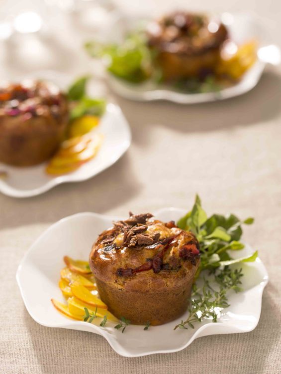 Un délice de muffins à l’émietté de canard La Belle Chaurienne